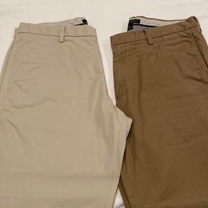 2 pairs of Banana Republic Gavin Mens Chino